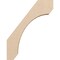 Ekena Millwork 3-inch W x 14-inch D x 18-inch H Legacy Rough Cedar Woodgrain TimberThane Knee Brace, Primed BRCUR03X14X18LECRCPR - alternate 6